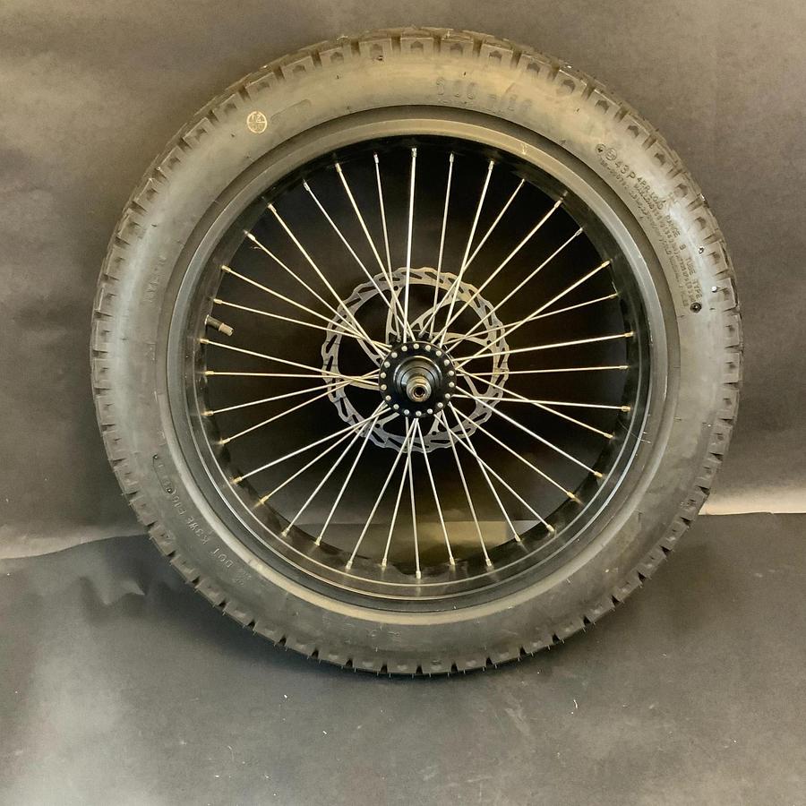 Used KENDA K-272 E-16-402 3.00-16 FULL FRONT WHEEL WITH ROTOR FOR E-BIKE ($60 OBO)