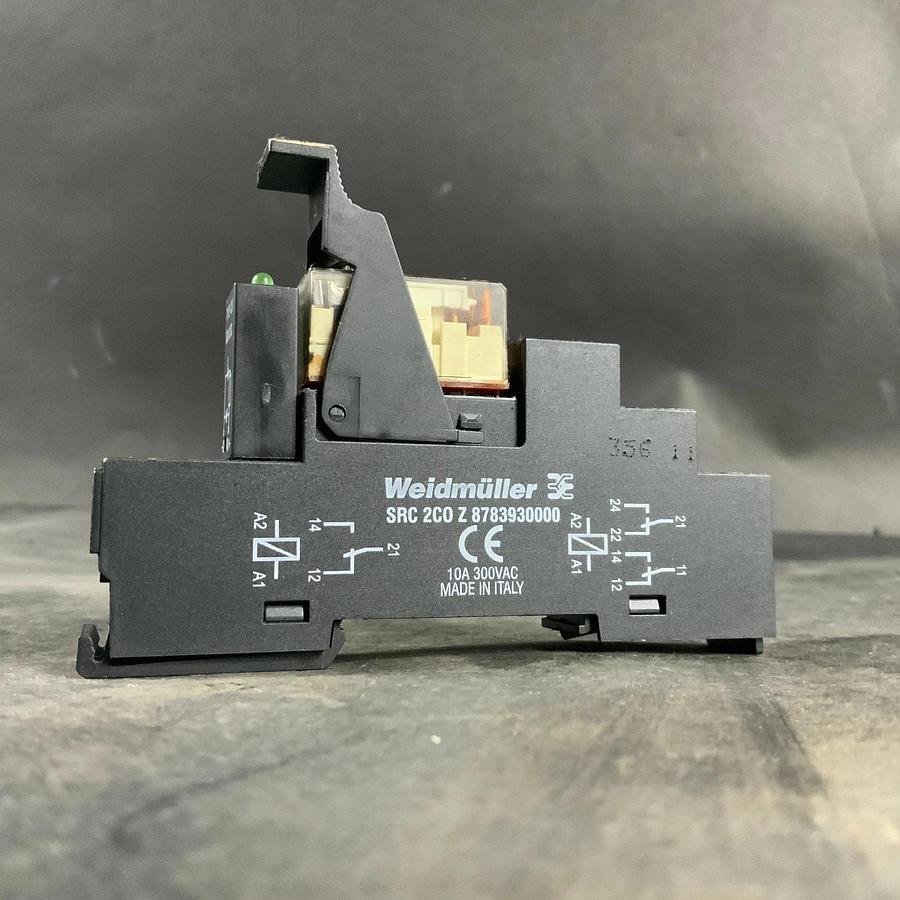 Used WEIDMULLER SRC 2C0 Z 8783930000 RELAY MOUNT BASE ($10 OBO)
