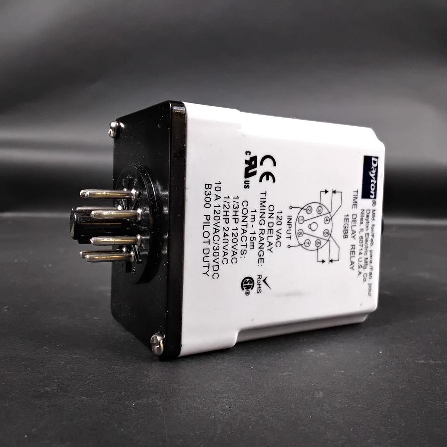 Used DAYTON 1EGB8 TIME DELAY RELAY ($45 OBO)