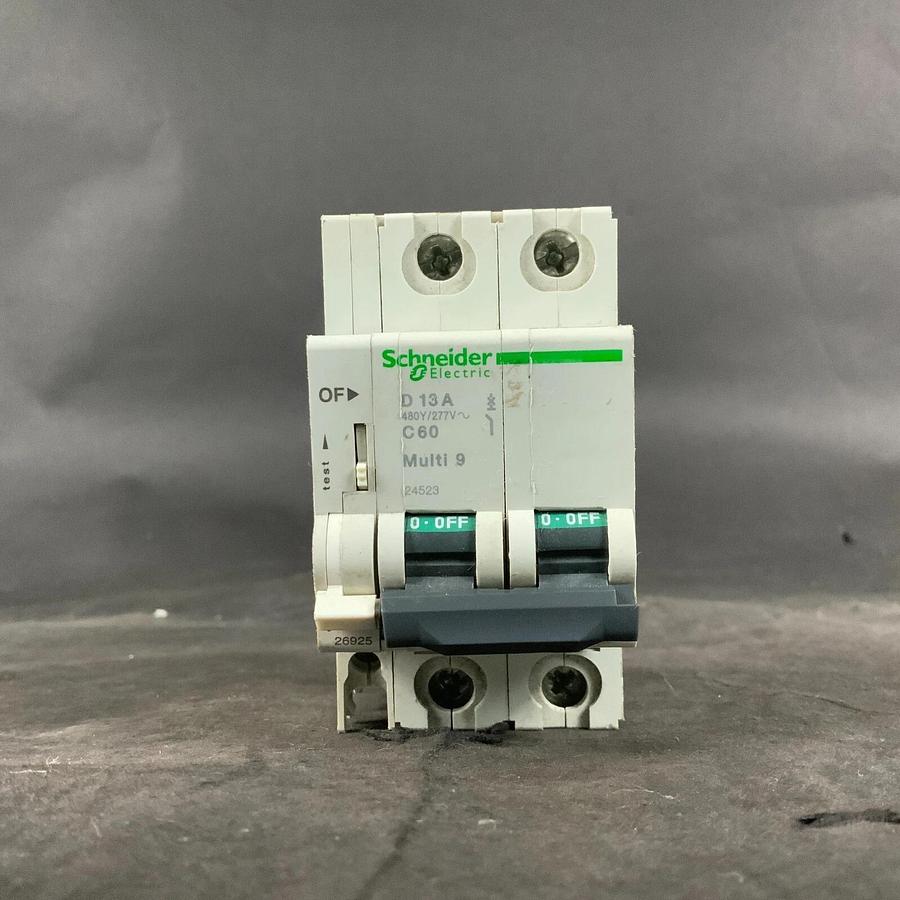 Used SCHNEIDER ELECTRIC D13 C60 CIRCUIT BREAKER ($20 OBO)