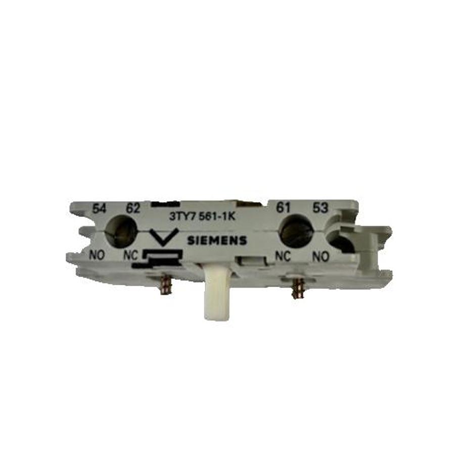 Used SIEMENS 3TY7561-1K AUXILIARY CONTACT BLOCK