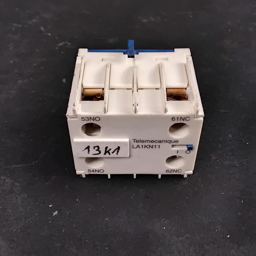 Used SCHNEIDER ELECTRIC LA1KN11 AUXILIARY CONTACT BLOCK ($8 OBO)