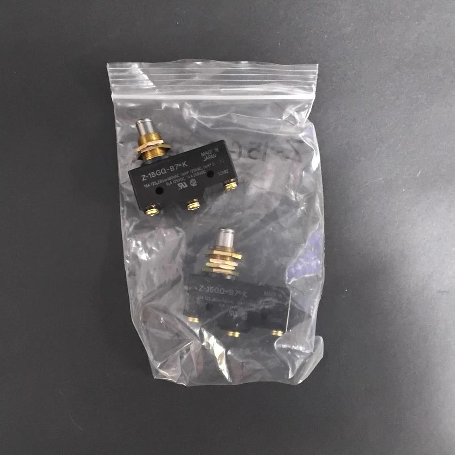 Used OMRON Z15GQB7K SNAP ACTION SWITCH- 2 PARTS ($11.50 OBO)