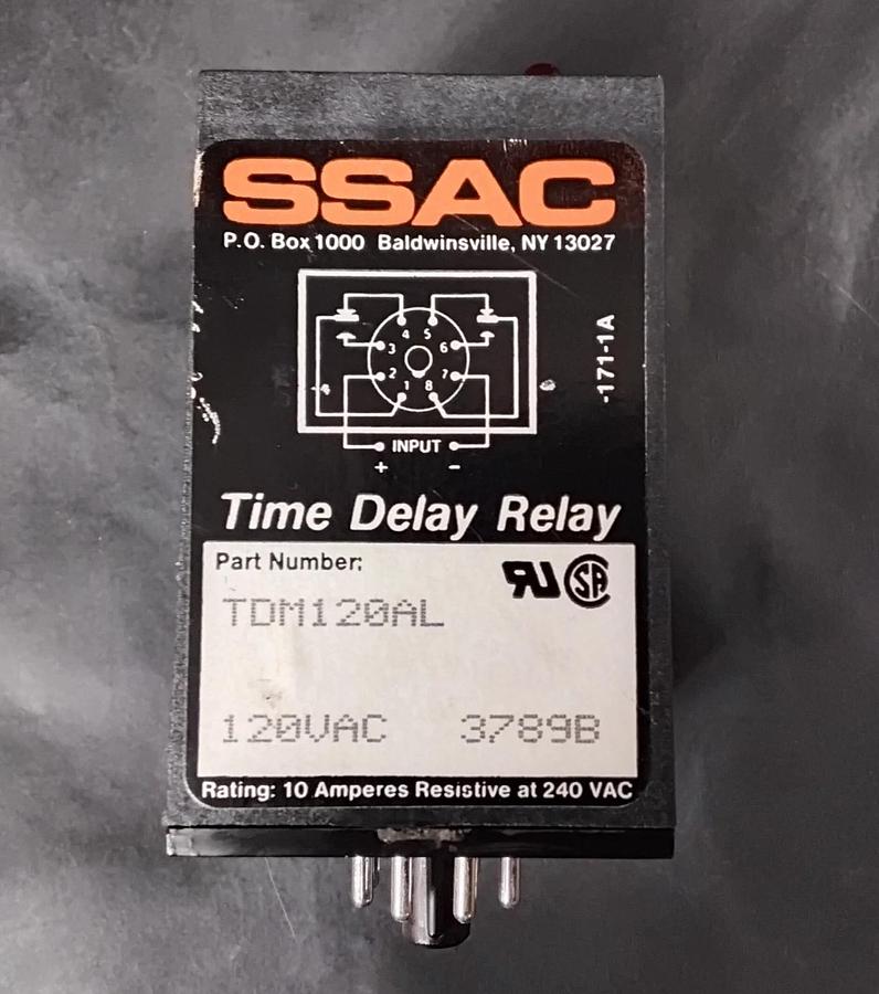 Used SSAC-TDM120AL TIME DELAY RELAY ($33 OBO)