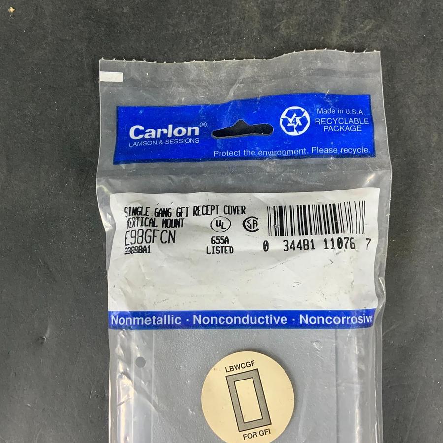 CARLON E98GFCN OUTLET COVER ($15 OBO)