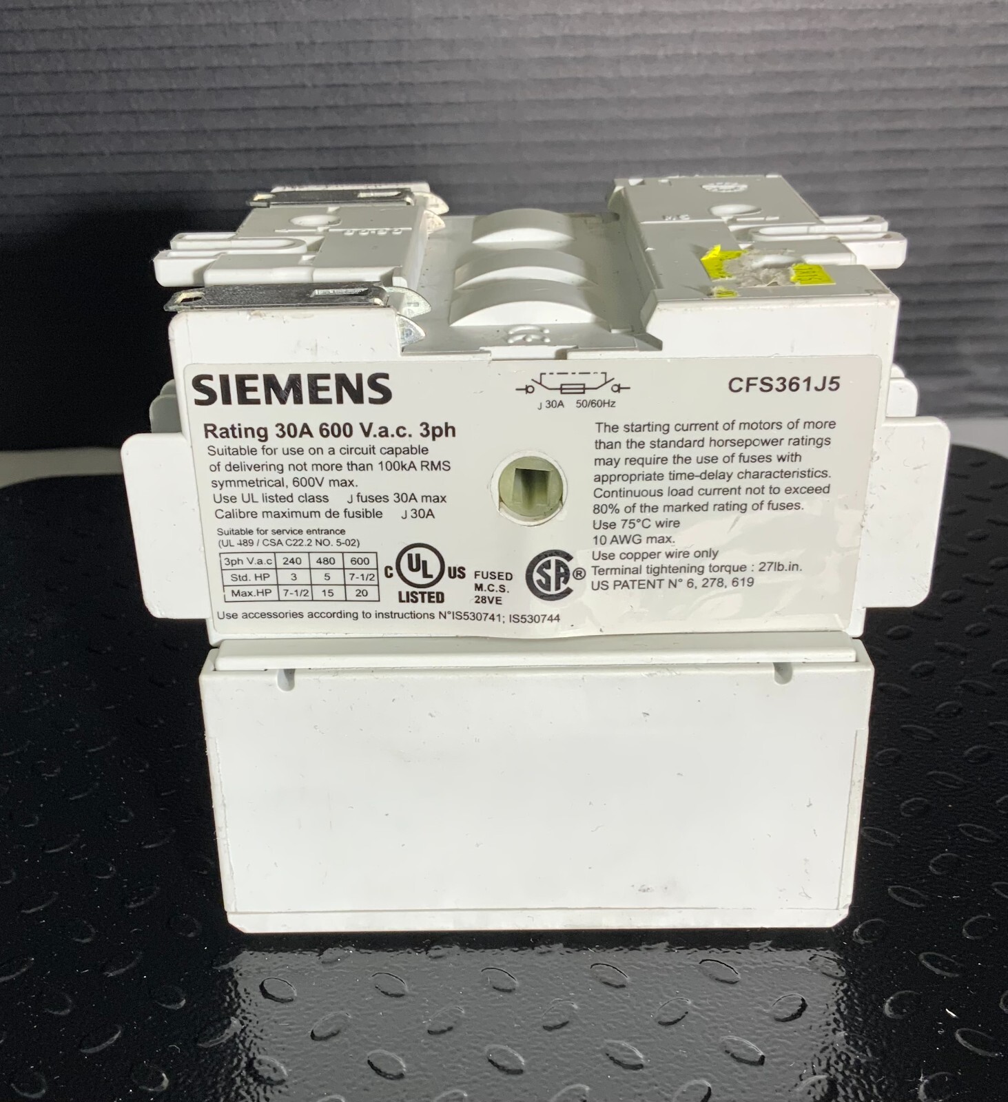 Used SIEMENS CFS361J5 ($54.99 OBO)
