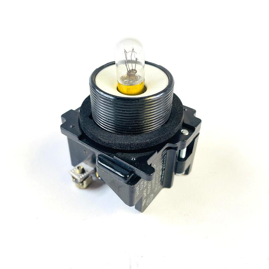 Used CUTLER HAMMER 10250T ILLUMINATED PUSH BUTTON LIGHT MODULE LIGHT UNIT REFURBISHED