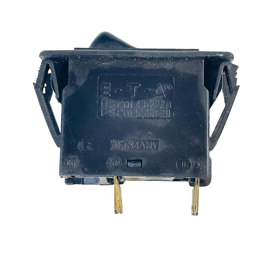 Used E-T-A 3120-F321-P7T1-W01D THERMAL CIRCUIT BREAKER 8A 240VAC 50VDC BLACK ROCKER