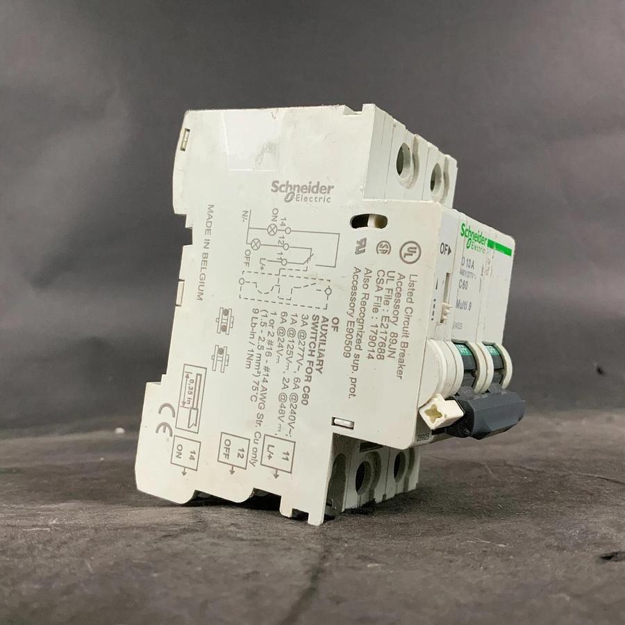 Used SCHNEIDER ELECTRIC D13 C60 CIRCUIT BREAKER ($20 OBO)