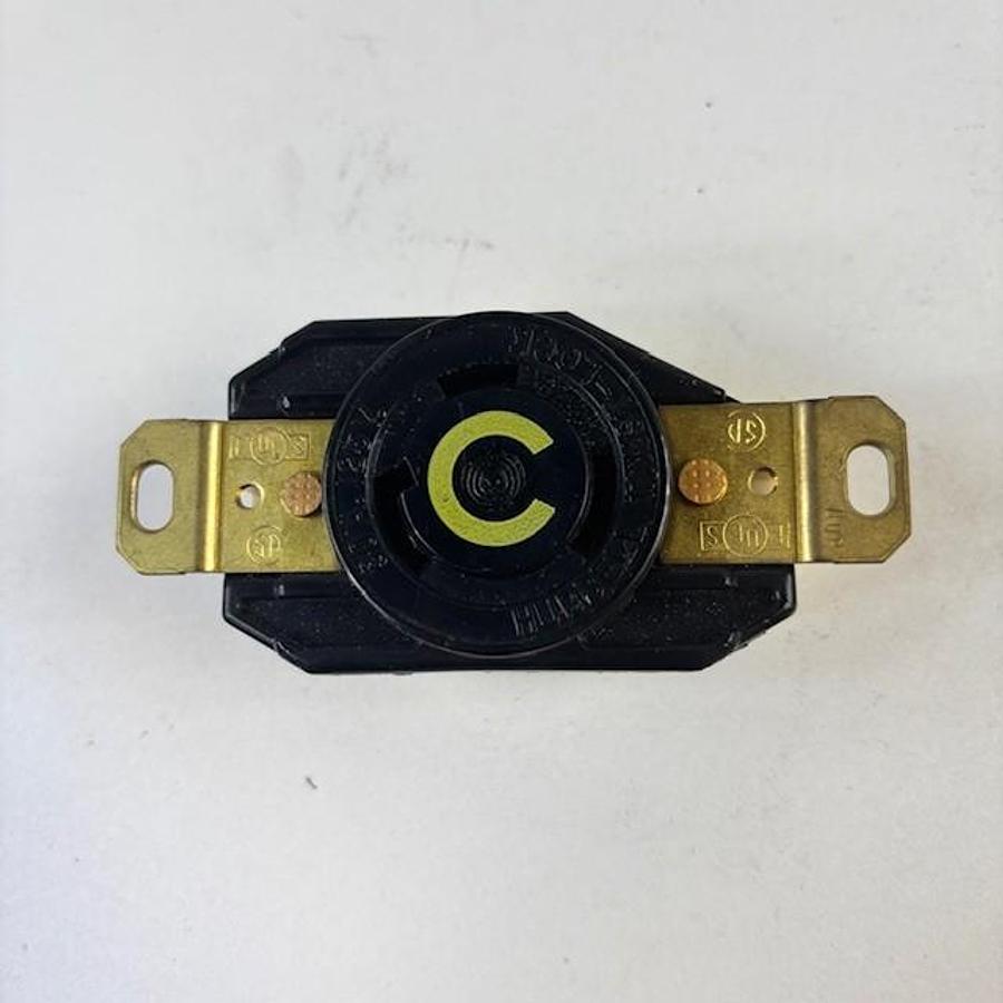 Used HUBBELL HBL2610A 30A RECEPTACLE PLUG
