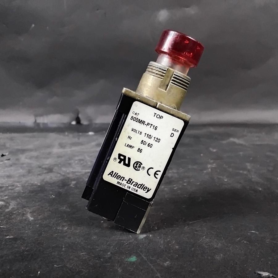Used ALLEN BRADLEY 800MR-PT16 SER D RED PILOT LIGHT ($15 OBO)