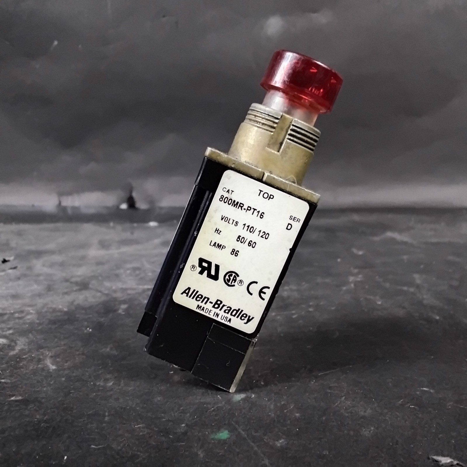 Used ALLEN BRADLEY 800MR-PT16 SER D RED PILOT LIGHT ($15 OBO)