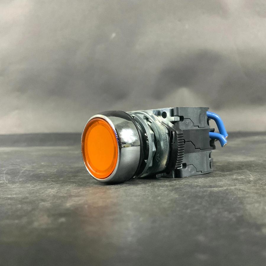 Used ALLEN BRADLEY 800F-Q10 SERIES A ORANGE PUSH BUTTON ($25 OBO)