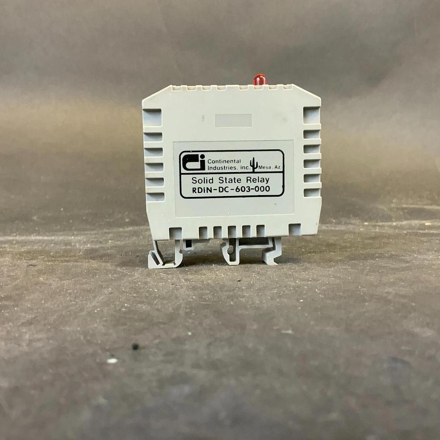 Used CONTINENTAL INDUSTRIES RDIN-DC-603-000 SOLID STATE RELAY ($15 OBO)
