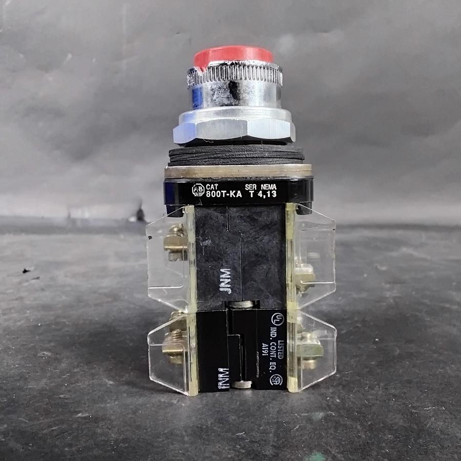 Used ALLEN BRADLEY 800T-KA SER T RED PUSHBUTTON ($35 OBO)
