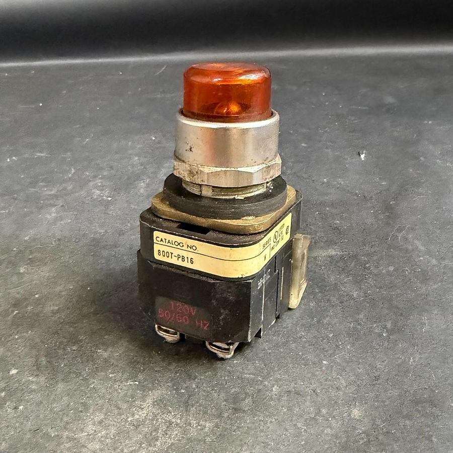 Used ALLEN BRADLEY 800T-PB16 SER N ORANGE PUSHBUTTON ($20 OBO)