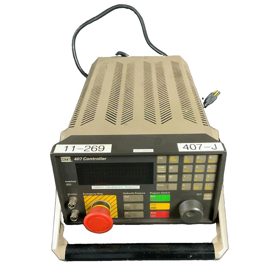 Used MTS 407 HYDRAULIC SERVO CONTROLLER SYSTEM MULTI MODULE REFURBISHED EXCELLENT