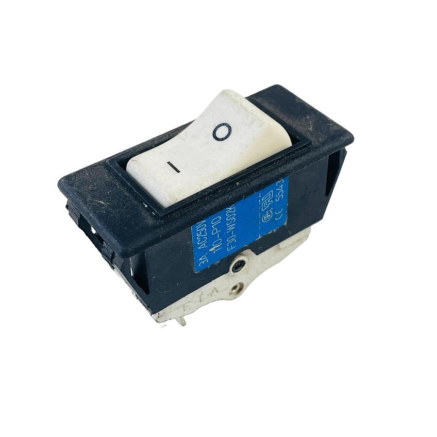 Used E-T-A 110-P10 F30-WS02K 3A 250VAC THERMAL CIRCUIT BREAKER SWITCH ROCKER