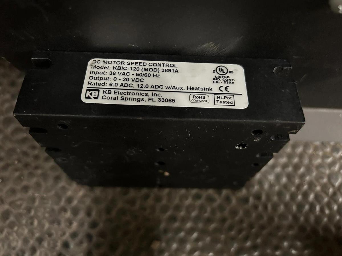 Refurbished KB Electronics KB1C - 120 DC Motor ($150 each) (2 total)