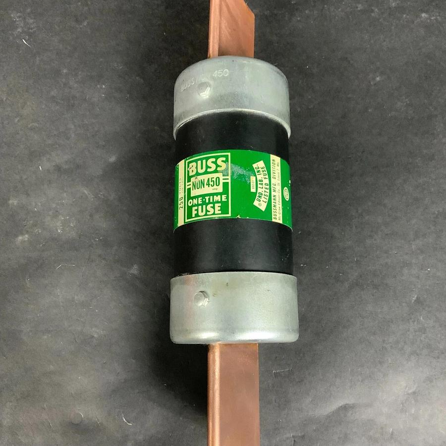 Used BUSSMANN NON-450 ONE TIME FUSE ($25 OBO) - REFURBISHED