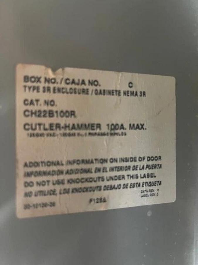 Used CUTLER HAMMER CH22B100R ($99.99/EACH OBO)