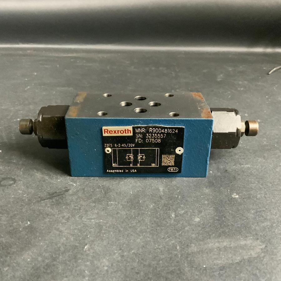 Used REXROTH R900481624 FLOW CONTROL VALVE ($45 OBO)