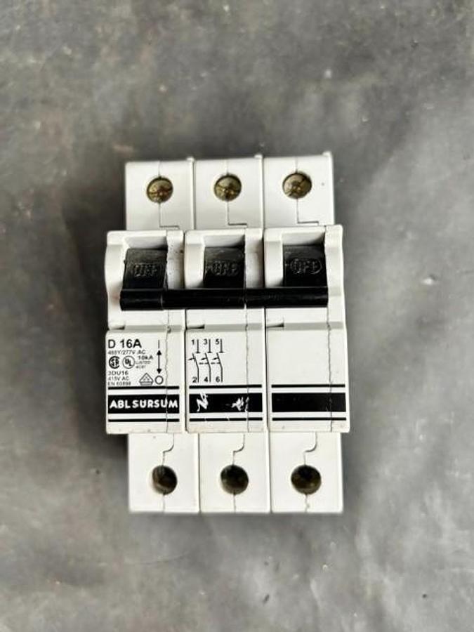 Used ABL SURSUM 3DU16 CIRCUIT BREAKER