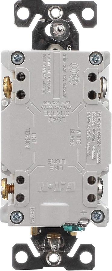 EATON DD-TWRSGF15W GFCI RECEPTACLE ($10 OBO)