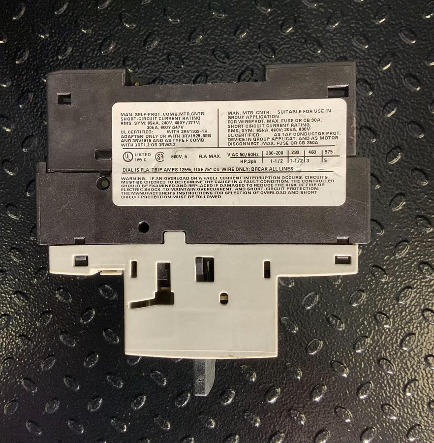 Used SIEMENS 3RV1021-1FA10 ($79.99/EACH OBO)
