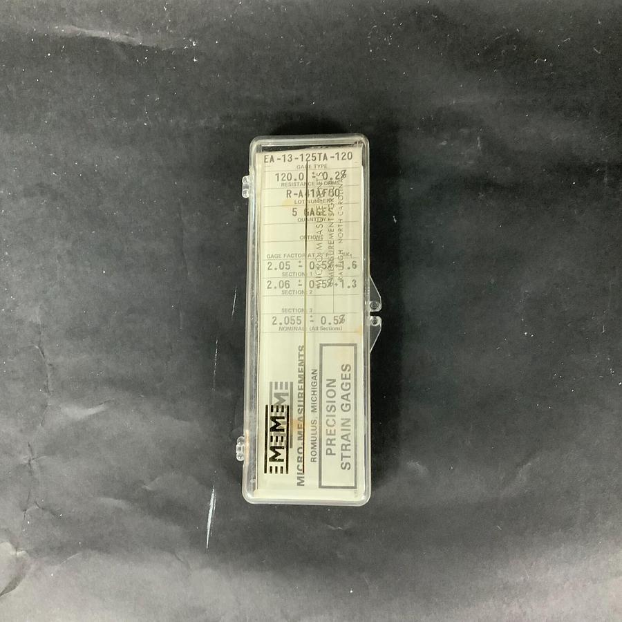 Used MICRO-MEASUREMENTS EA-13-125TA-120 PRECISION STRAIN GAUGE - LOT OF 3 ($15 OBO)