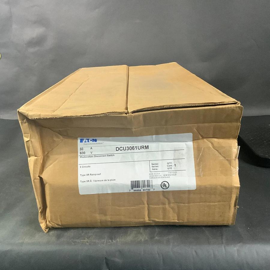EATON DCU3061URM PHOTOVOLTAIC DISCONNECT SWITCH ($250 OBO)