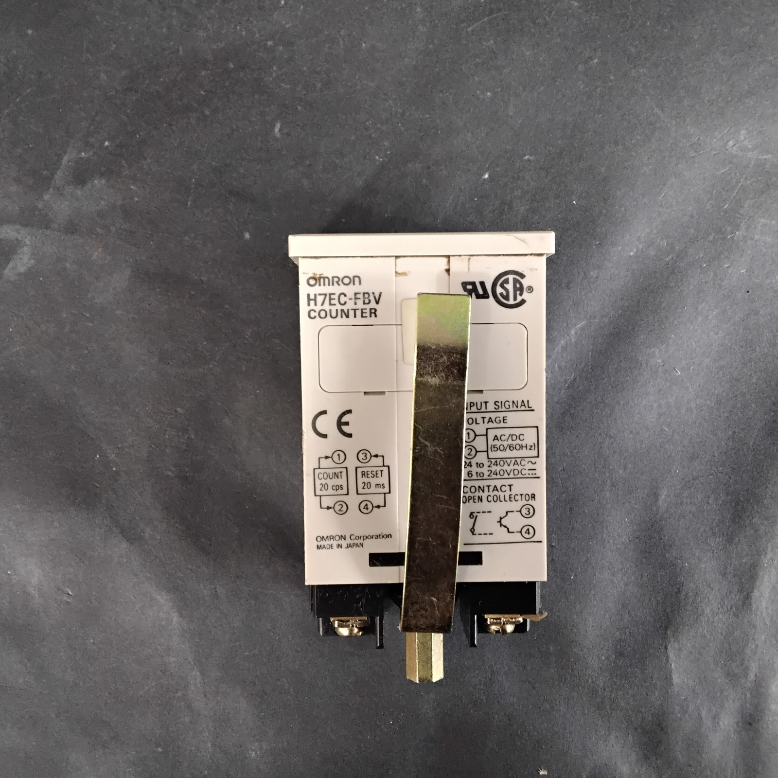 Used OMRON H7EC-FBV TOTALIZING COUNTER ($11 OBO)