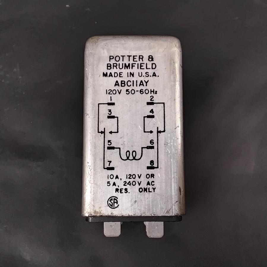 Used POTTER & BRUMFIELD -ABC11AY RELAY ($20 OBO)