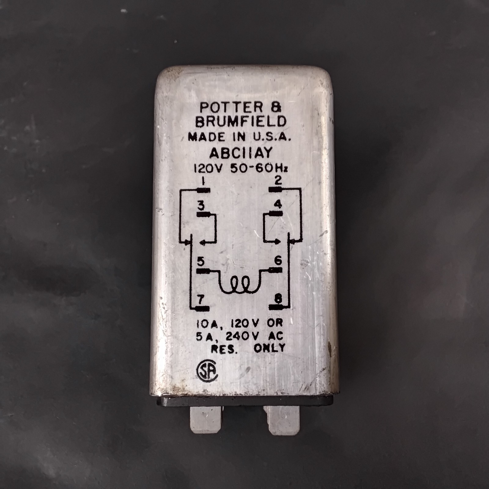 Used POTTER & BRUMFIELD -ABC11AY RELAY ($20 OBO)
