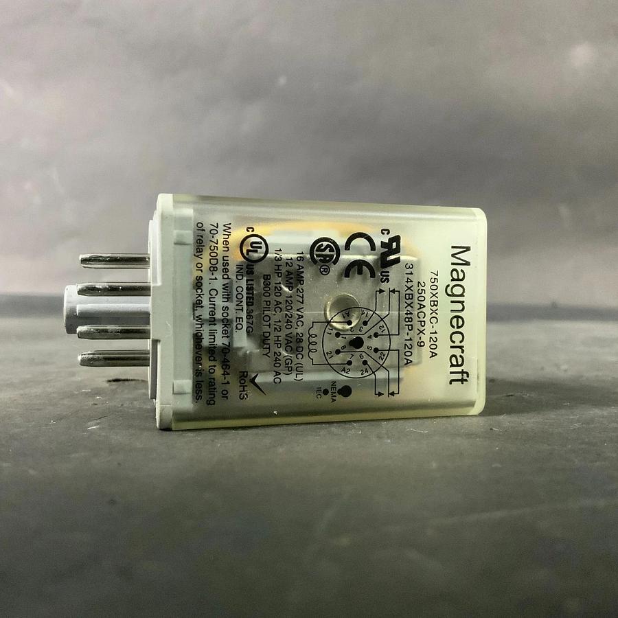 Used MAGNECRAFT 750XBXC-120A INTERFACE RELAY ($20 OBO)