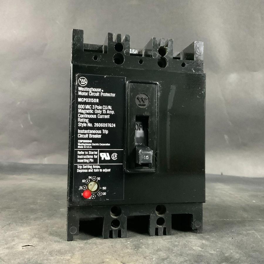 Used WESTINGHOUSE MCP03150R CIRCUIT BREAKER ($40 OBO)
