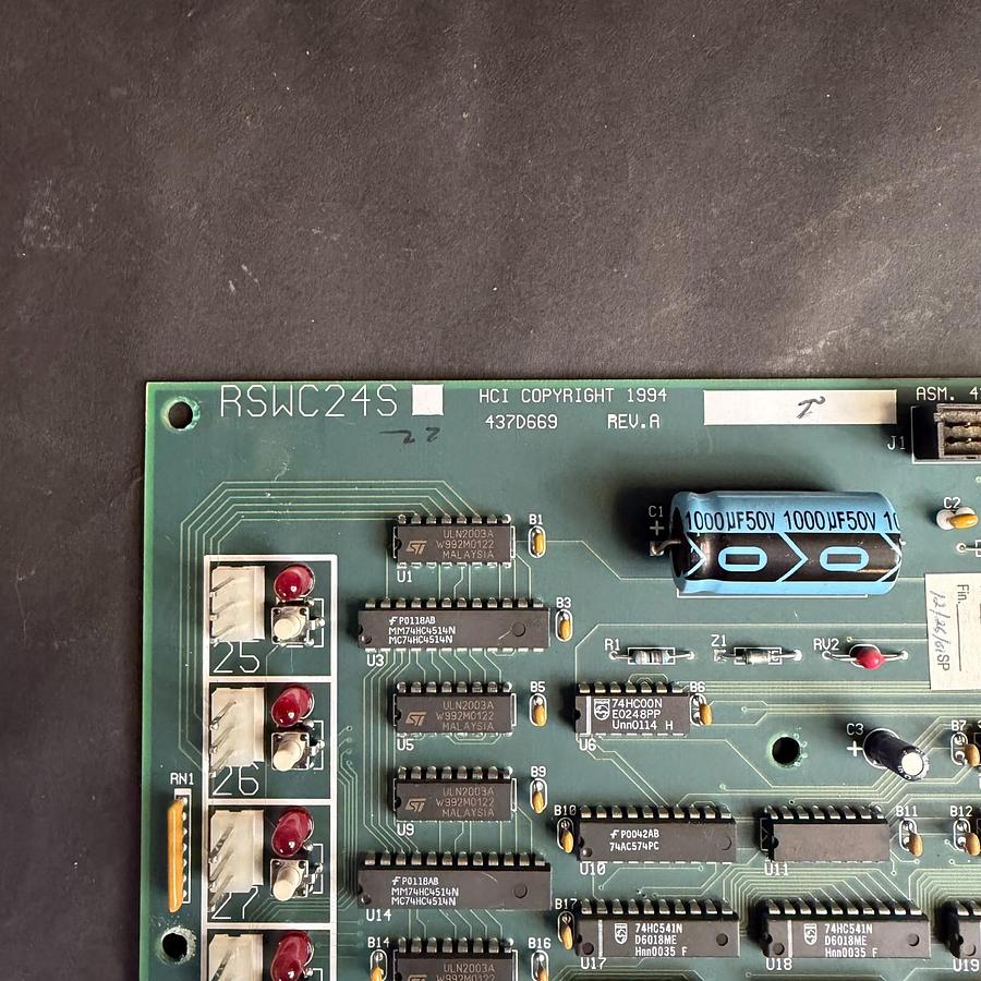 Used HCI RSWC24S CIRCUIT BOARD