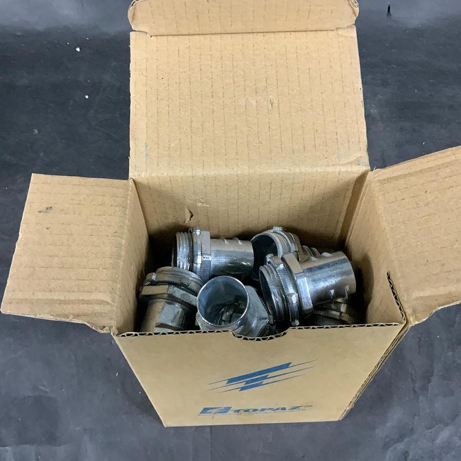 TOPAZ 453 1” BX-FLEXOR CONNECTOR - SET OF 25 ($25 OBO)