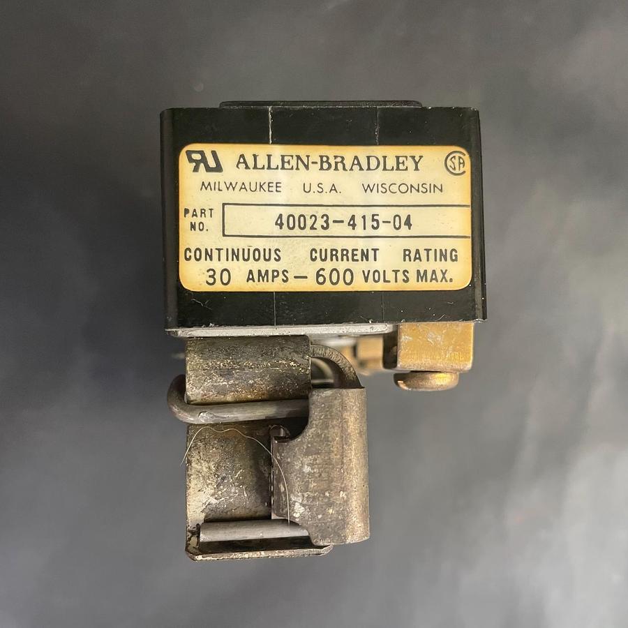 Used ALLEN BRADLEY 40023-415-04 30AMPS 600VOLTS FUSE BLOCK