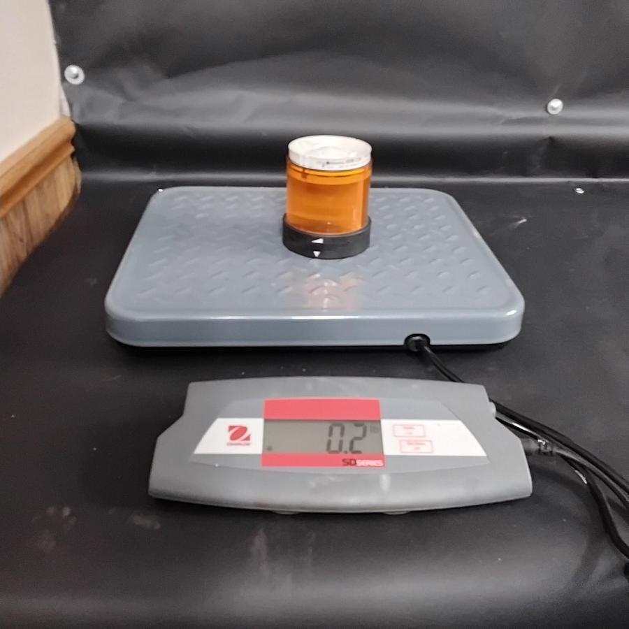Used TELEMECANIQUE XVBC35 ORANGE STACK LIGHT ($20 OBO)