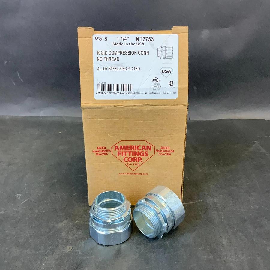 AMFICO NT2753 1-1/4" RIGID COMPRESSION CONNECTOR ($10 OBO)