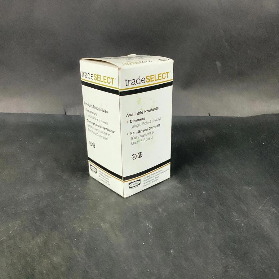 Used HUBBELL TRADESELECT RAY10PW SINGLE-POLE PRESET DIMMER ($40 OBO)