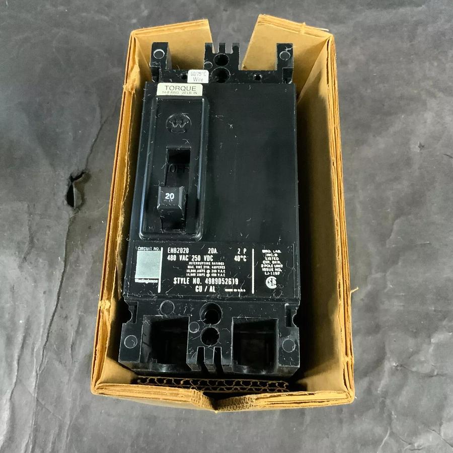 Used WESTINGHOUSE EHB2020 CIRCUIT BREAKER ($30 OBO)