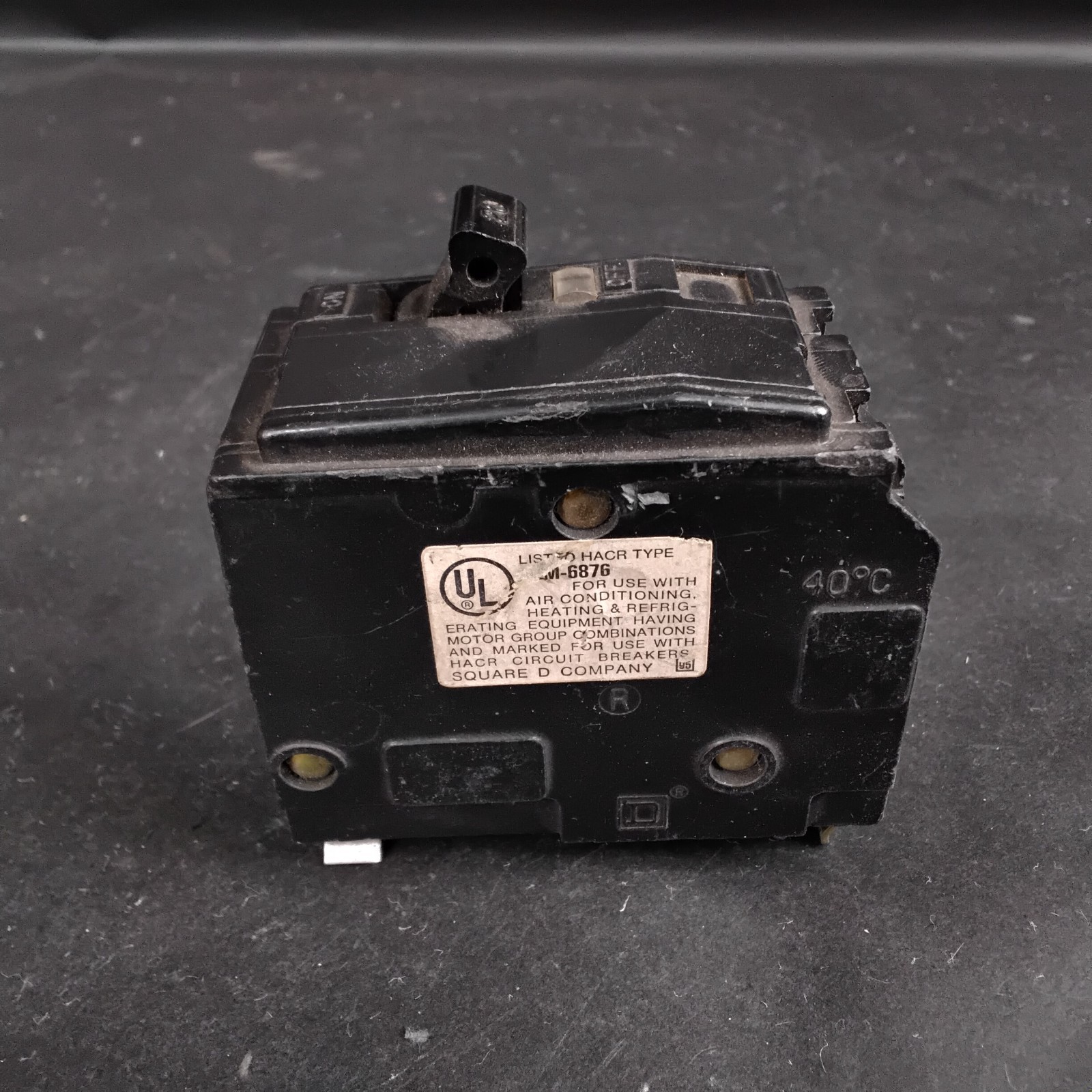 Used SQUARE D TYPE QOB 2-POLE CIRCUIT BREAKER ($15 OBO)