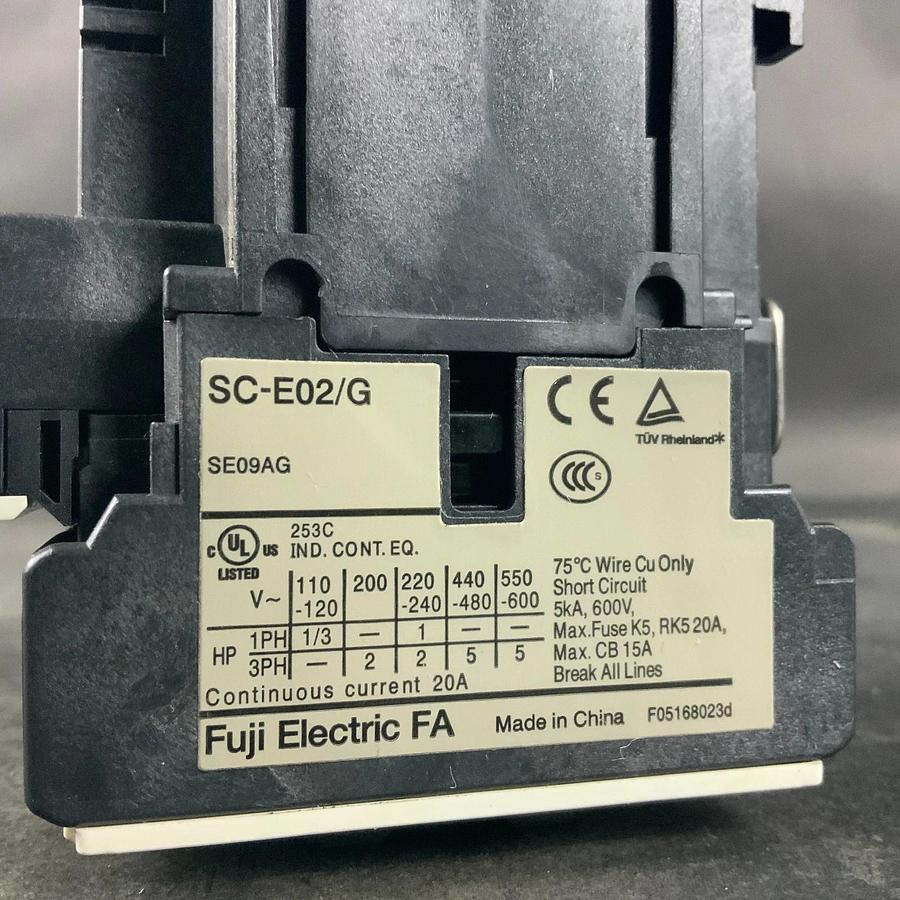 Used FUJI ELECTRIC SC-E02/G MAGNETIC CONTACTOR ($35 OBO)