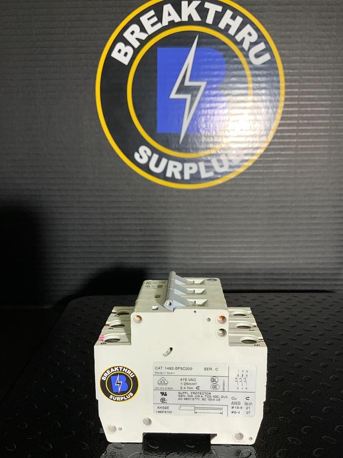 Used ALLEN BRADLEY 1492-SP3C200 ($28.99/EACH OBO)