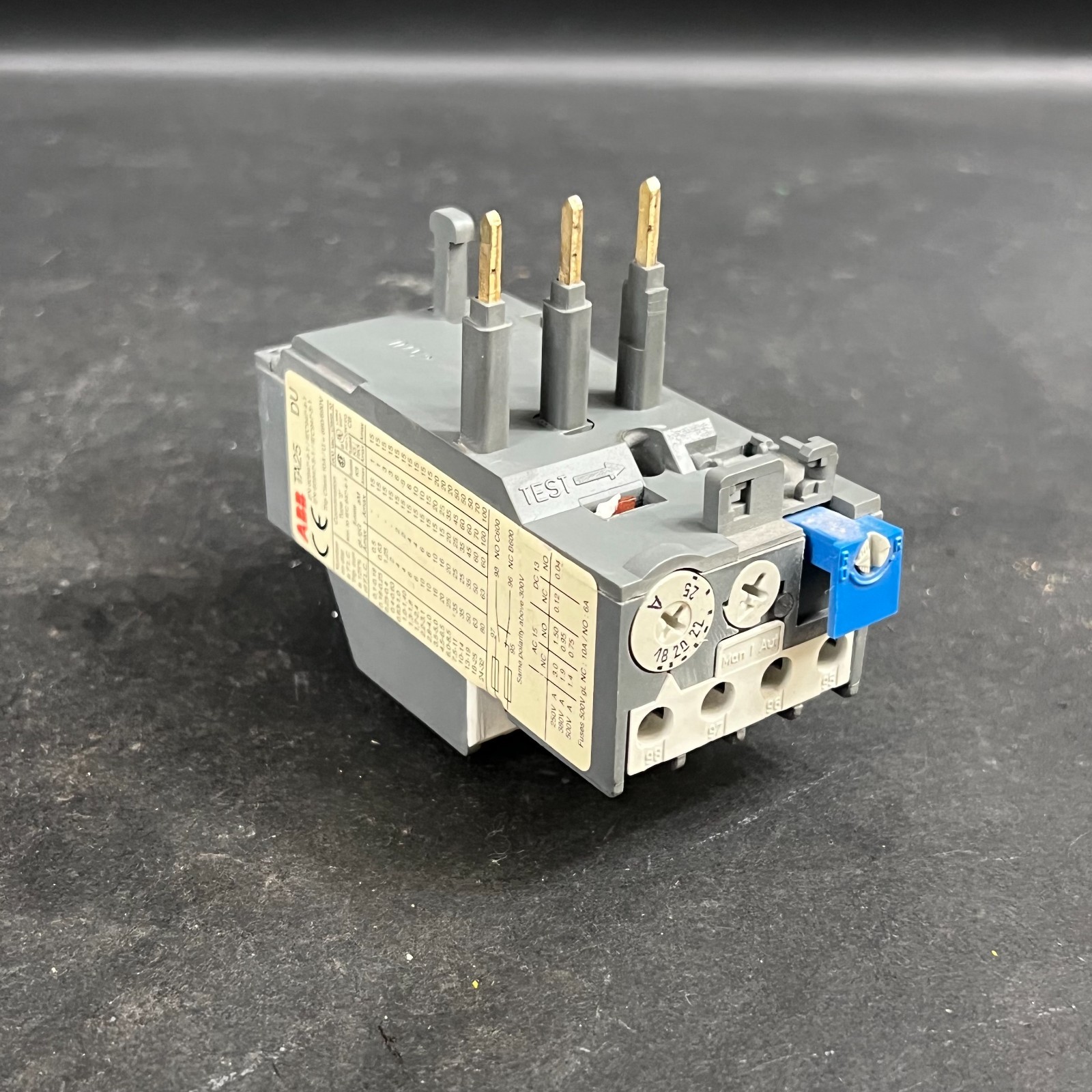 Used ABB TA25DU-18-25 THERMAL OVERLOAD RELAY ($30 OBO)