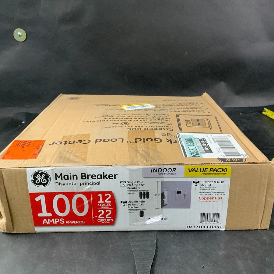GE TM1210CCUBK1 MAIN BREAKER LOAD CENTER ($50 OBO)