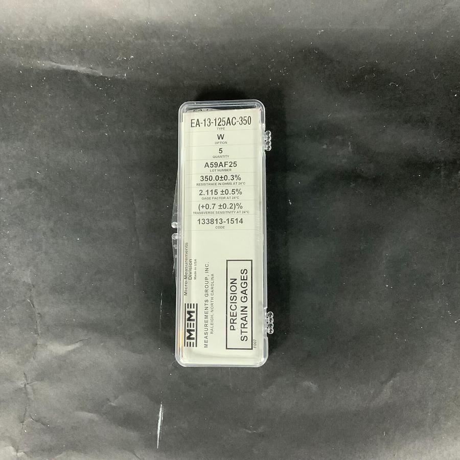 Used MICRO-MEASUREMENTS EA-13-125AC-350 PRECISION STRAIN GAUGE - LOT OF 2 ($10 OBO)