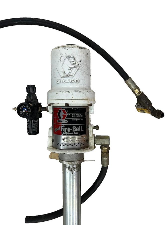 Used Graco 204254 Fire-Ball 300 5:1 Air Powered Oil Pump Pneumatic Transfer Pump OEM